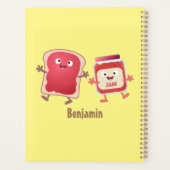 パンおもしろいとジャムのキャラクター プランナー手帳 (裏面)