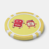 パンおもしろいとジャムのキャラクター ポーカーチップ (シングル)