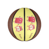 パンおもしろいとジャムのキャラクター ミニバスケットボール (縦)