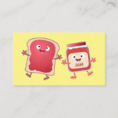 パンおもしろいとジャムのキャラクター 名刺 (裏面)