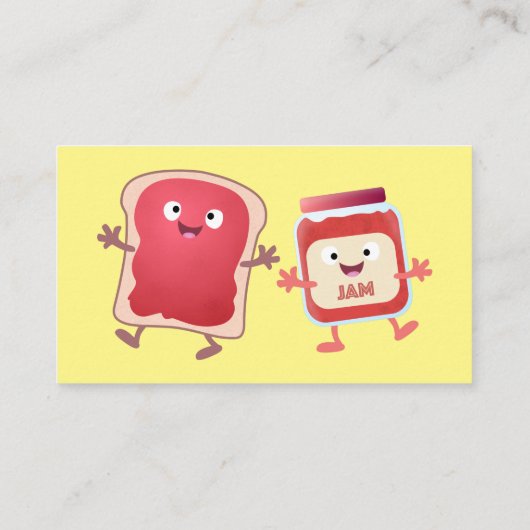 パンおもしろいとジャムのキャラクター 名刺 (裏面)