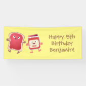 パンおもしろいとジャムのキャラクター 横断幕 (横)