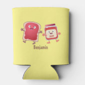 パンおもしろいとジャムのキャラクター 缶クーラー (裏面)