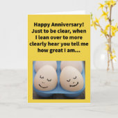 パンおもしろいは記念日を喜んで約束する傾向がある カード (黄色い花)