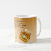 パンおもしろいコーヒーマグ – ユーモアのスライス コーヒーマグカップ (正面右)