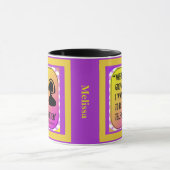 パンおもしろい皮肉ユーモアおもしろいギャグギフト マグカップ (中央)