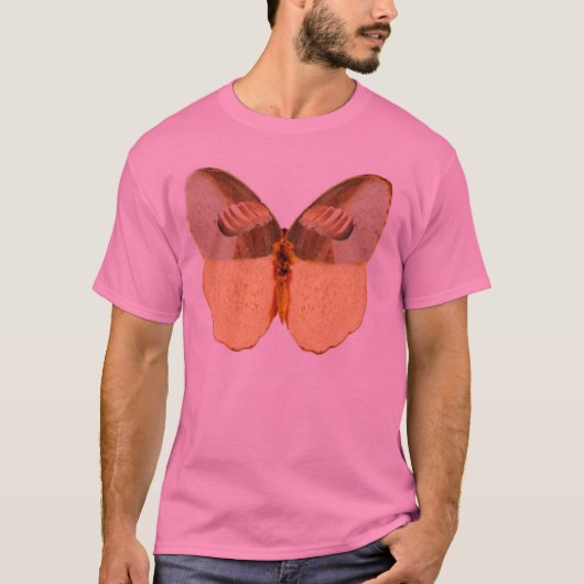 パンおよび蝶 Tシャツ (正面)