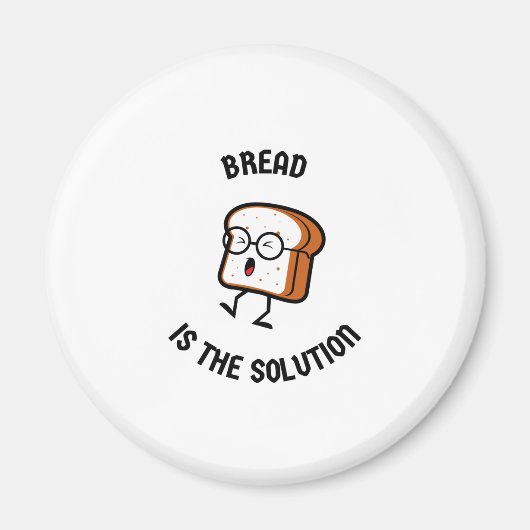 パンが解決だ マグネット (正面)