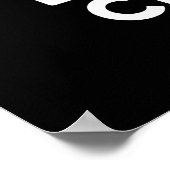 パンくずパンはおもしろいくずダークブルー ポスター (角)