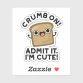 パンくず私はパンおもしろいパンだ シール (シート)