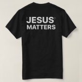 パンだけでは生きられないイエス Tシャツ (デザイン裏面)