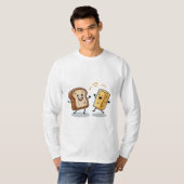 パンとバター Tシャツ (正面フル)