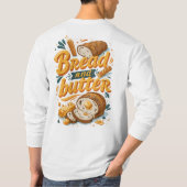 パンとバター Tシャツ (裏面)