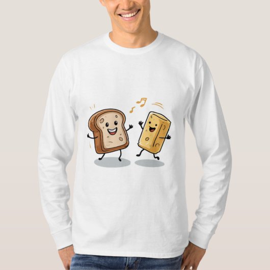 パンとバター Tシャツ (正面)