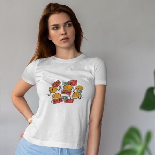 パンとパンの漫画 Tシャツ