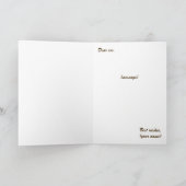 パンとワイン最後の晩餐イースター聖餐会 カード (内部)