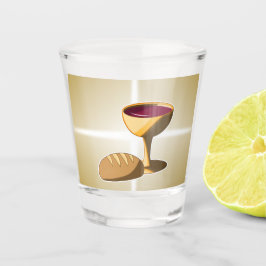 パンとワイン最後の晩餐イースター聖餐会 ショットグラス