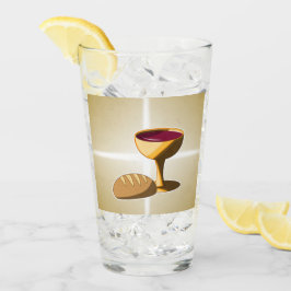 パンとワイン最後の晩餐イースター聖餐会 タンブラーグラス