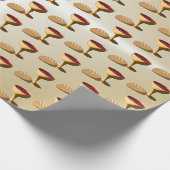 パンとワイン最後の晩餐イースター聖餐会 ラッピングペーパー (角)