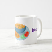 パンと一緒に食べるディナー・スープ コーヒーマグカップ (正面右)