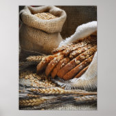 パンと小麦の耳 ポスター (正面)