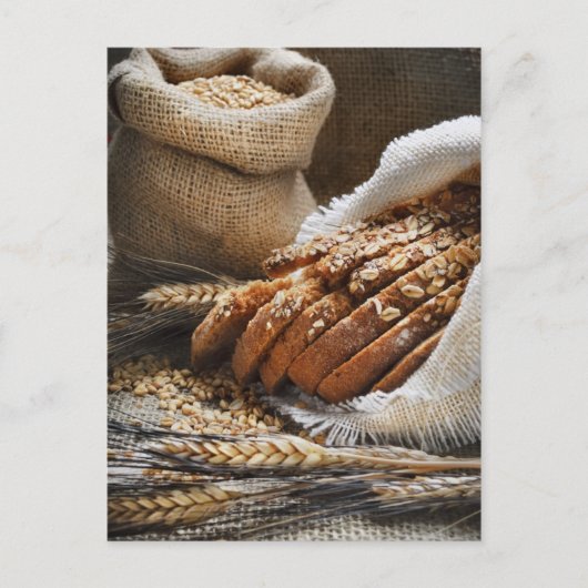 パンと小麦の耳 ポストカード (正面)