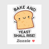 パンと酵母はパンおもしろいパンを盛る シール (シート)