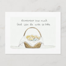 パンと魚のはがき