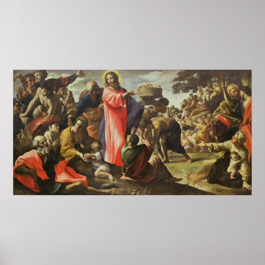 パンと魚の乗算 ポスター (正面)