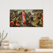 パンと魚の乗算 ポスター (キッチン)