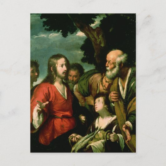 パンと魚の奇跡, c.1630 ポストカード (正面)