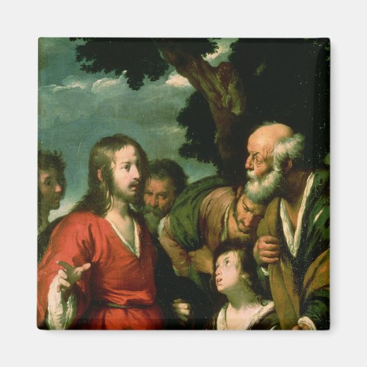 パンと魚の奇跡， c.1630 マグネット (正面)