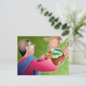 パンと魚 ポストカード (スタンド正面)