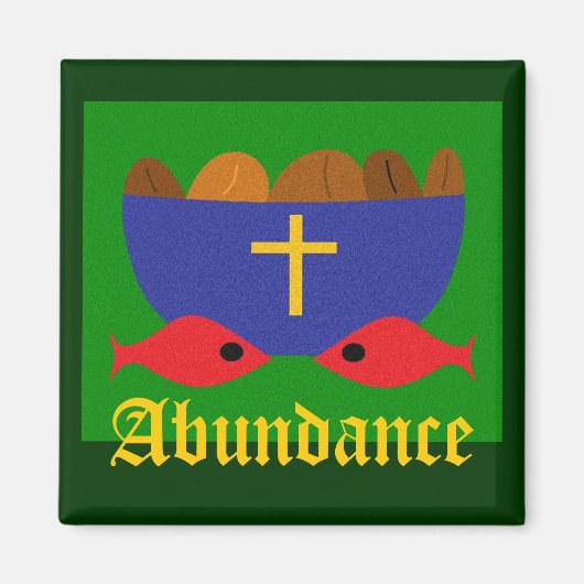 パンと魚 マグネット (正面)