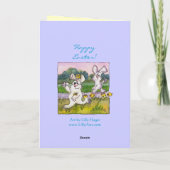 パンによって意図されているおもしろいなイースターカード無し シーズンカード (裏面)