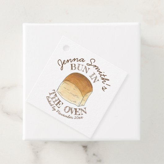 パンにオーブンのパンの夕食赤転がちゃんのシャワー フェイバータグ (インサイチュ)