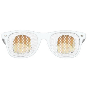 パンにオーブンのパンの夕食赤転がちゃんのシャワー レトロサングラス