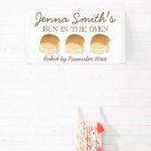 パンにオーブンのパンの夕食赤転がちゃんのシャワー 横断幕 (インサイチュ)