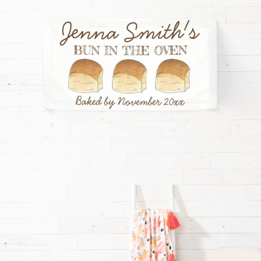 パンにオーブンのパンの夕食赤転がちゃんのシャワー 横断幕 (インサイチュ)