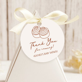 パンにオーブンベーカリー赤ちゃんシャワーありがとう フェイバータグ