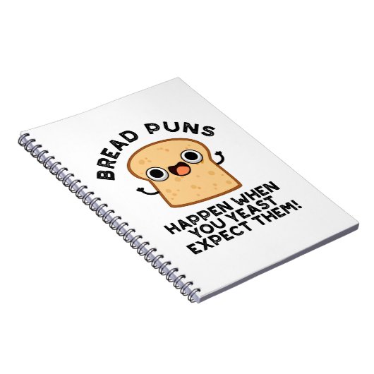 パンのしゃれは、最も予想しないときに発生します ノートブック (右側)