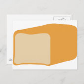 パンのアイコン ポストカード (正面/裏面)