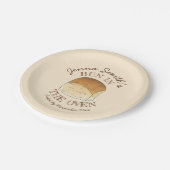 パンのオーブンパンディナーで転がはベビー ペーパープレート (アングル)