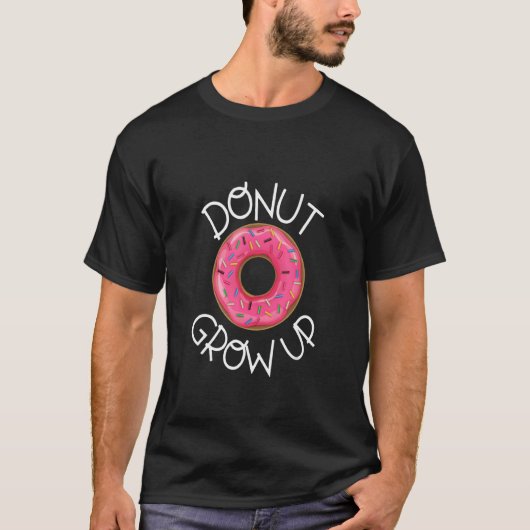 パンのドーナツ ドーナツ大きくなってね Tシャツ (正面)