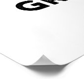 パンのパンは決してカビのおもしろいパンを成長しない ポスター (角)