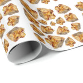 パンのプリン柄 ラッピングペーパー (ロールコーナー)