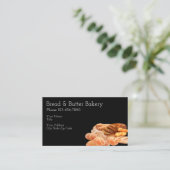 パンのベーカリーのデザイン 名刺 (スタンド正面)