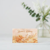 パンのベーカリーの名刺 名刺 (スタンド正面)