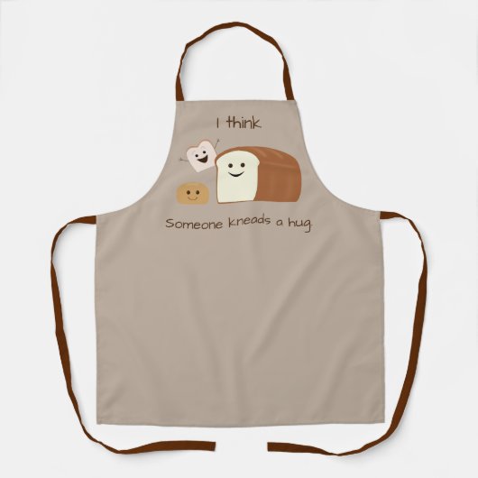 パンのユーモア エプロン (正面)