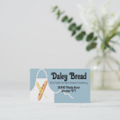パンのローフ小麦エプロンベーキングベーカリー 名刺 (スタンド正面)